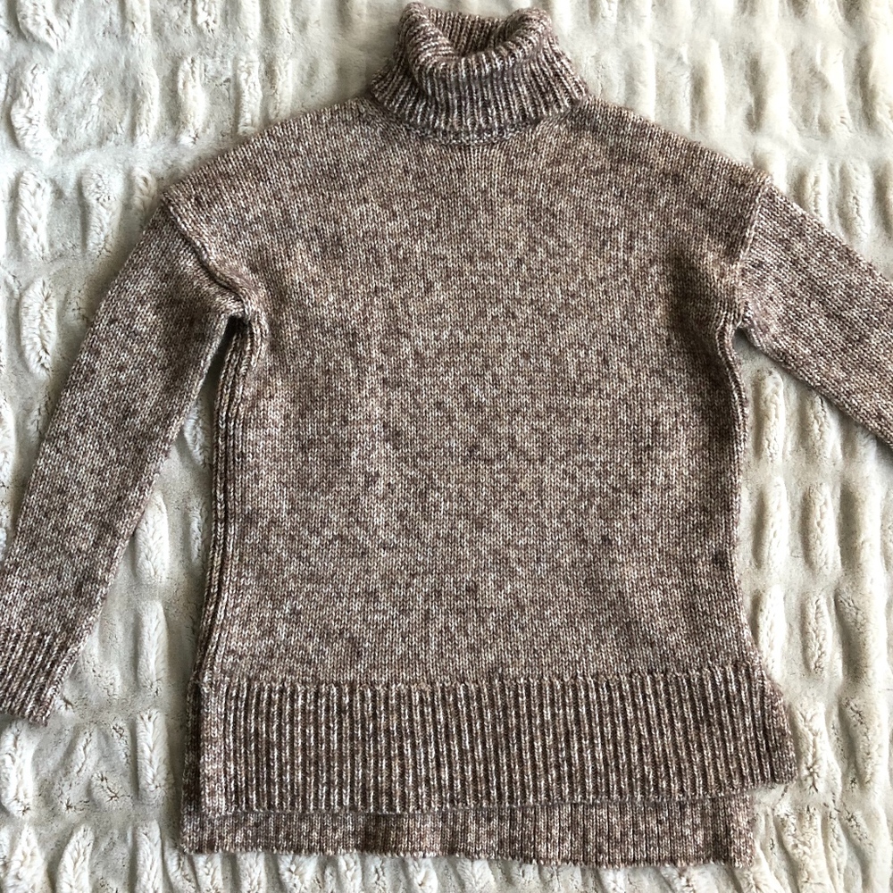 J.Crew Marled Italian Wool Blend Turtleneck